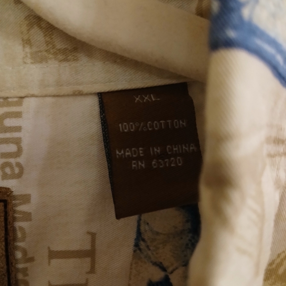 Magellan Men's Fishing Print Button Down Shirt Size XXL - Picture 9 of 9